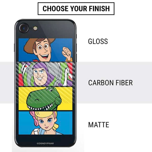 Disney Toy Story Character Grid iPhone SE (2nd & 3rd Gen) Skin