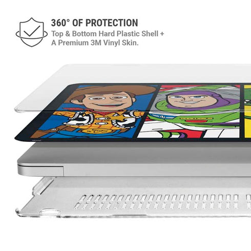 Disney Toy Story Character Grid MacBook Pro 16in (2019-20) Case plus Skin