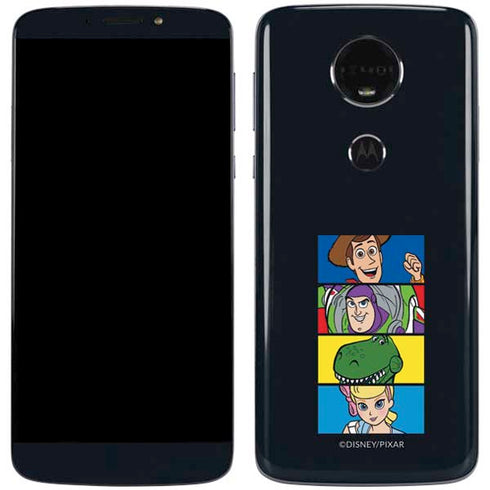 Disney Toy Story Character Grid Moto E5 Plus Skin