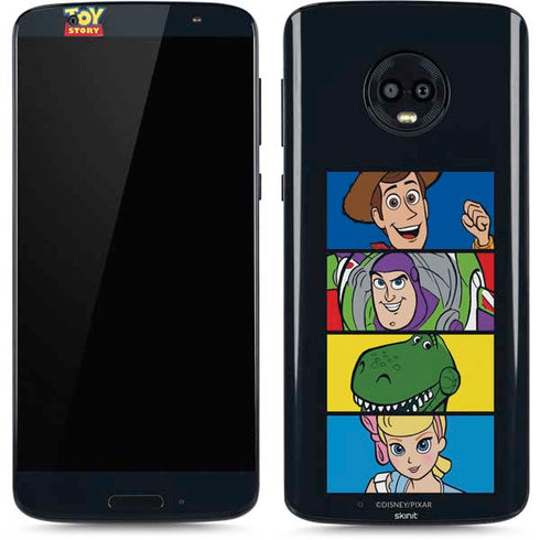Disney Toy Story Character Grid Moto G6 Skin