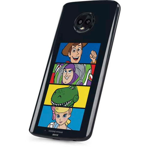 Disney Toy Story Character Grid Moto G6 Skin