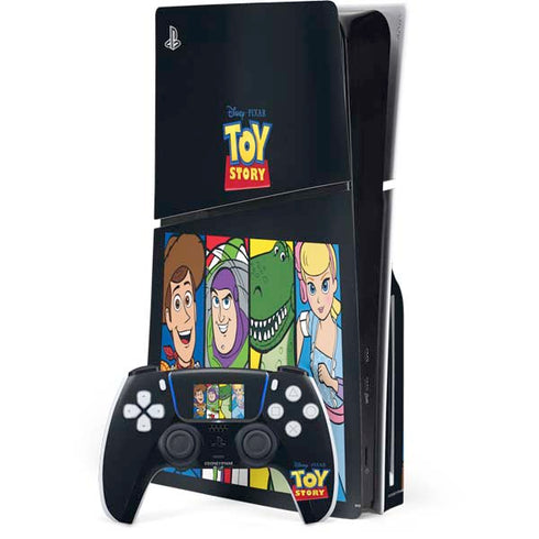 Disney Toy Story Character Grid PS5 Slim Disk Bundle Skin