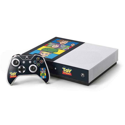 Disney Toy Story Character Grid Xbox One S Console and Controller Bundle Skin