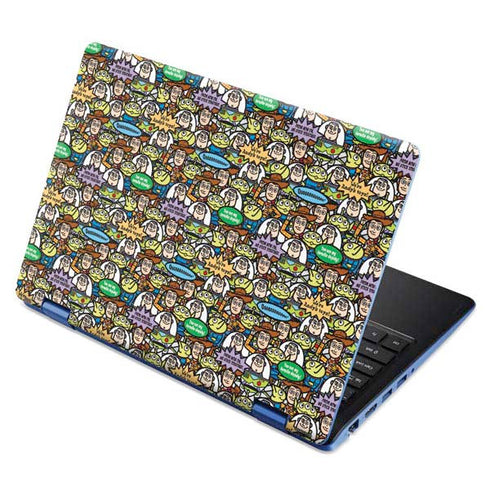 Disney Toy Story Characters Collage Pattern Aspire R11 11.6in Skin