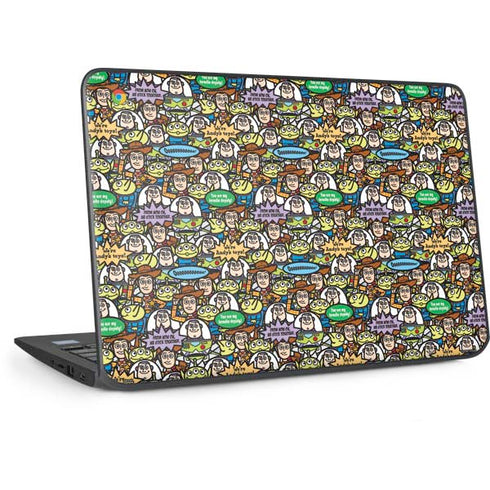 Disney Toy Story Characters Collage Pattern HP Chromebook Skin