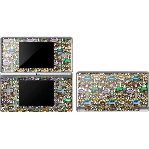 Disney Toy Story Characters Collage Pattern DS Lite Skin