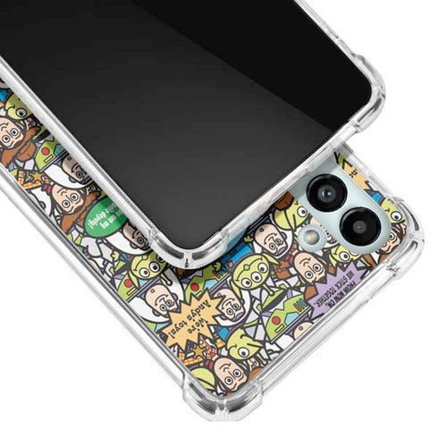 Disney Toy Story Characters Collage Pattern Galaxy A13 5G Clear Case