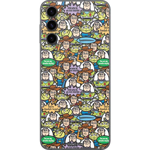 Disney Toy Story Characters Collage Pattern Galaxy A14 5G Skin