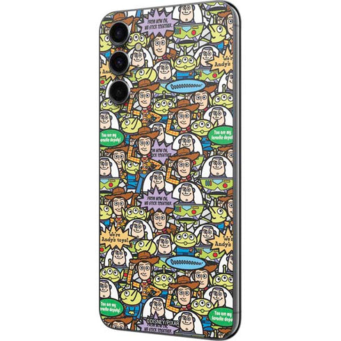 Disney Toy Story Characters Collage Pattern Galaxy A14 5G Skin