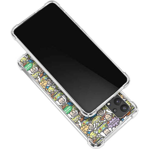 Disney Toy Story Characters Collage Pattern Galaxy A32 5G Clear Case