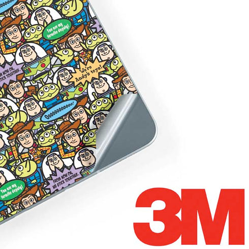 Disney Toy Story Characters Collage Pattern Galaxy Book 12in Skin