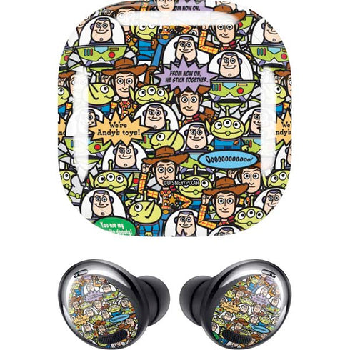 Disney Toy Story Characters Collage Pattern Galaxy Buds Pro Skin