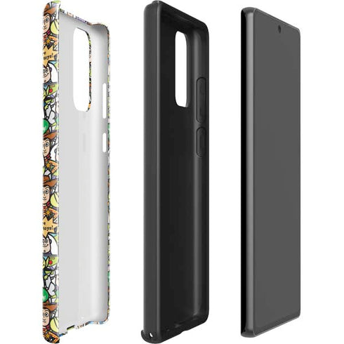 Disney Toy Story Characters Collage Pattern Galaxy Note20 5G Pro Case