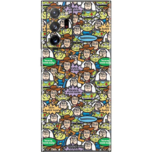 Disney Toy Story Characters Collage Pattern Galaxy Note20 Ultra 5G Skin