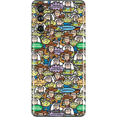 Disney Toy Story Characters Collage Pattern Galaxy S20 Fan Edition Skin