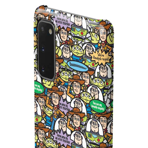 Disney Toy Story Characters Collage Pattern Galaxy S20 Lite Case