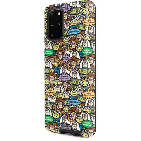 Disney Toy Story Characters Collage Pattern Galaxy S20 Plus Pro Case