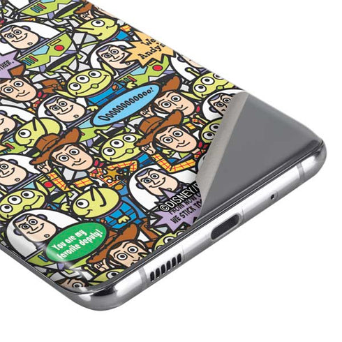 Disney Toy Story Characters Collage Pattern Galaxy S20 Plus Skin