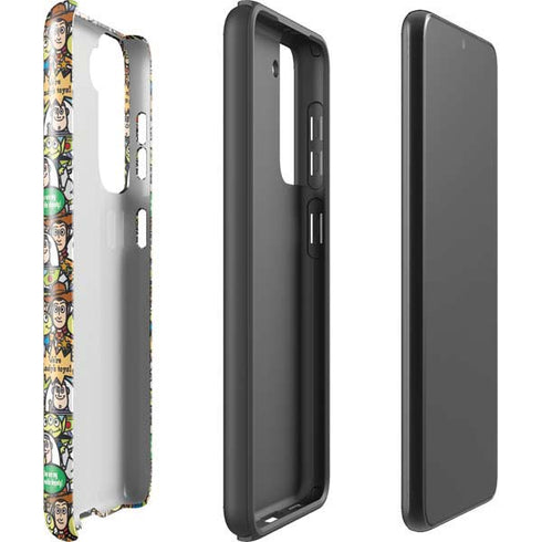 Disney Toy Story Characters Collage Pattern Galaxy S21 FE Pro Case