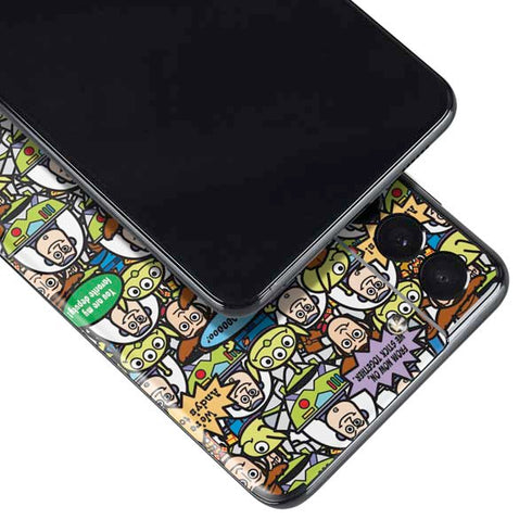 Disney Toy Story Characters Collage Pattern Galaxy S21 Plus 5G Skin