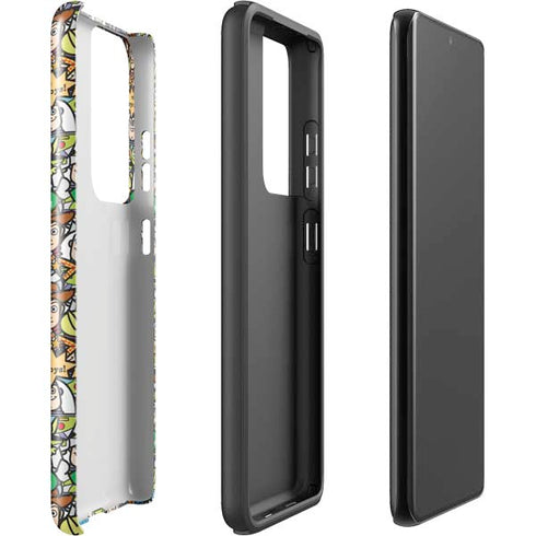 Disney Toy Story Characters Collage Pattern Galaxy S21 Ultra 5G Pro Case