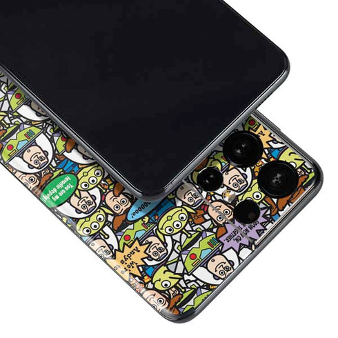 Disney Toy Story Characters Collage Pattern Galaxy S21 Ultra 5G Skin