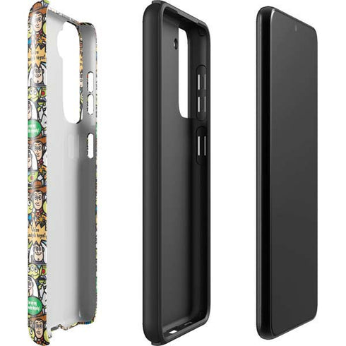 Disney Toy Story Characters Collage Pattern Galaxy S22 Pro Case