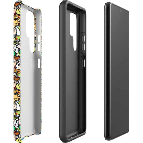 Disney Toy Story Characters Collage Pattern Galaxy S22 Ultra Pro Case