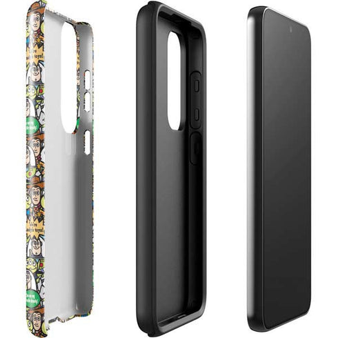 Disney Toy Story Characters Collage Pattern Galaxy S23 Plus Pro Case