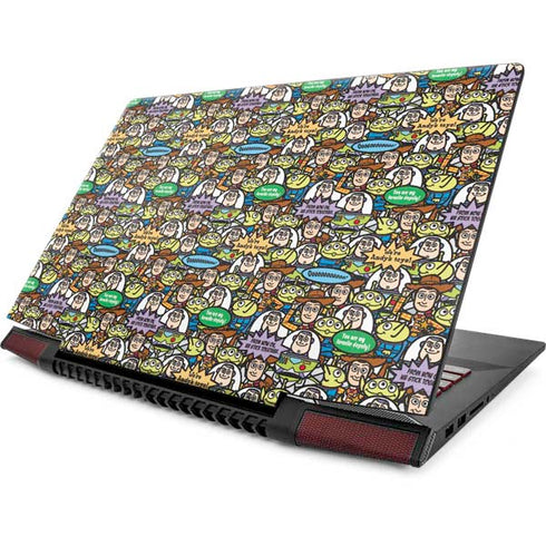 Disney Toy Story Characters Collage Pattern Lenovo IdeaPad Skin