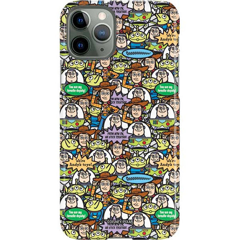 Disney Toy Story Characters Collage Pattern iPhone 11 Pro Lite Case