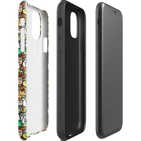 Disney Toy Story Characters Collage Pattern iPhone 11 Pro Max Impact Case