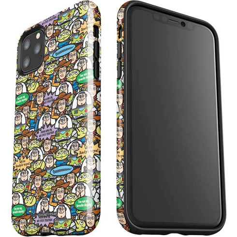 Disney Toy Story Characters Collage Pattern iPhone 11 Pro Max Impact Case