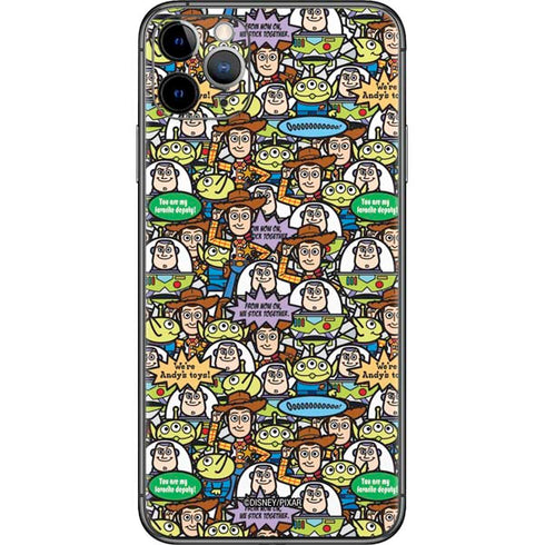 Disney Toy Story Characters Collage Pattern iPhone 11 Pro Max Skin