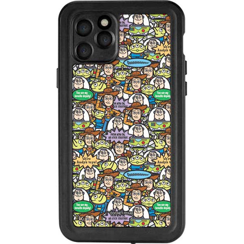 Disney Toy Story Characters Collage Pattern iPhone 11 Pro Waterproof Case