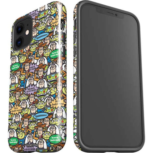 Disney Toy Story Characters Collage Pattern iPhone 12 Mini Impact Case
