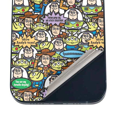 Disney Toy Story Characters Collage Pattern iPhone 12 Mini Skin