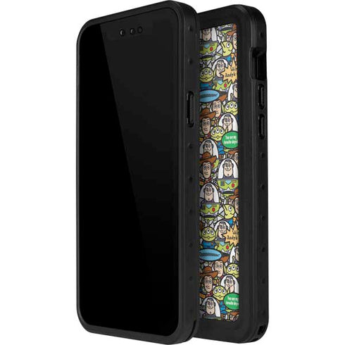 Disney Toy Story Characters Collage Pattern iPhone 12 Mini Waterproof Case