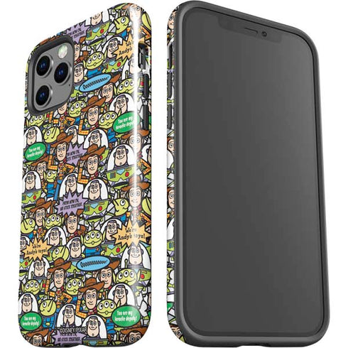 Disney Toy Story Characters Collage Pattern iPhone 12 Pro Max Impact Case