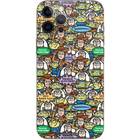 Disney Toy Story Characters Collage Pattern iPhone 12 Pro Max Skin