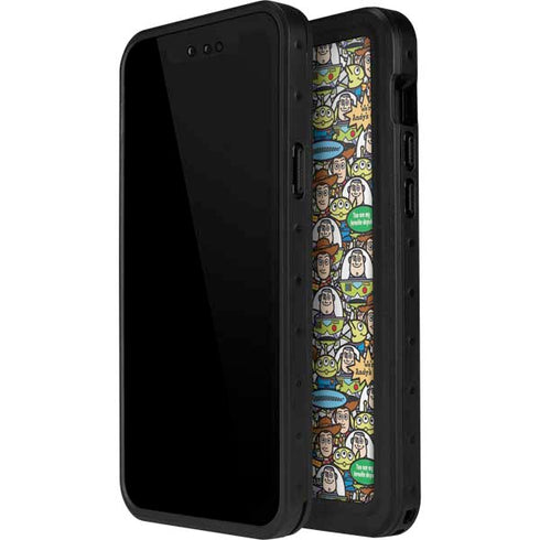 Disney Toy Story Characters Collage Pattern iPhone 12 Pro Waterproof Case