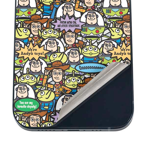 Disney Toy Story Characters Collage Pattern iPhone 12 Skin