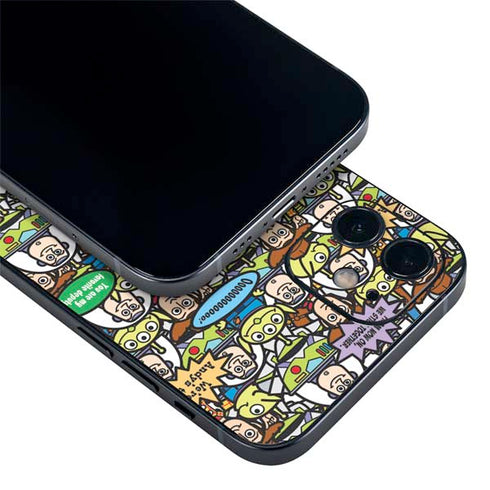 Disney Toy Story Characters Collage Pattern iPhone 12 Skin