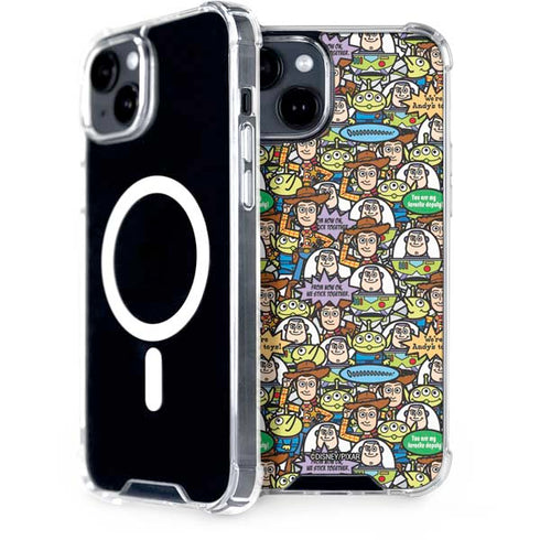 Disney Toy Story Characters Collage Pattern iPhone 13 MagSafe Case