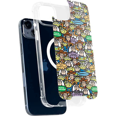 Disney Toy Story Characters Collage Pattern iPhone 13 MagSafe Case