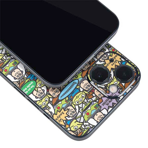 Disney Toy Story Characters Collage Pattern iPhone 13 Mini Skin