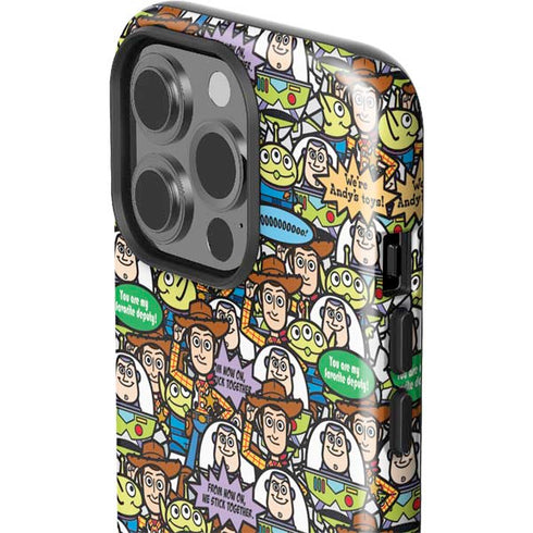Disney Toy Story Characters Collage Pattern iPhone 13 Pro Impact Case