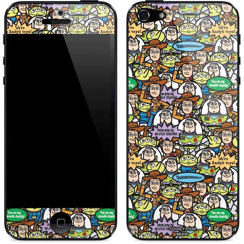 Disney Toy Story Characters Collage Pattern iPhone 5/5s/5SE Skin