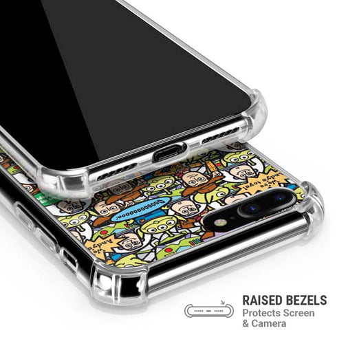 Disney Toy Story Characters Collage Pattern iPhone 7/8 Plus Clear Case