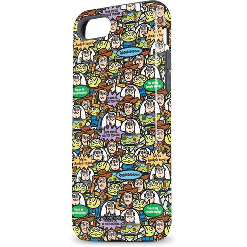 Disney Toy Story Characters Collage Pattern iPhone 7 Pro Case